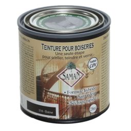 Teinture et vernis SAMAN, ebène, 236 ml