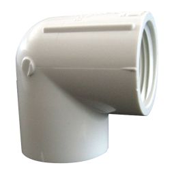 Coude fileté en PVC 2 po