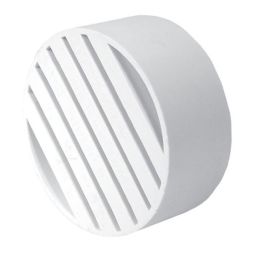 PVC/BNQ Floor Drain Grate - 4" - Spigot - White
