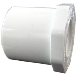PVC SCH40 spigot x female thread bushing. 1"