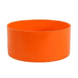 Orange flexible polyethylene 3" socket test plug.
