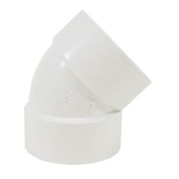 Coude PVC 45° 4" Femelle