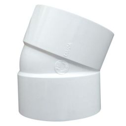 Coude PVC 22 1/2° 4" Femelle