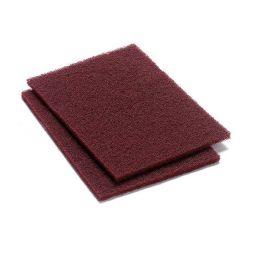 Fine Abrasive Pad - 6" X 9" - Brown - 2/Pack