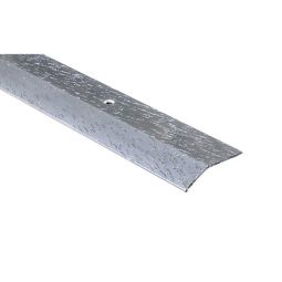 1-1/2" X 6' Aluminum Equalizer Hammered Silver