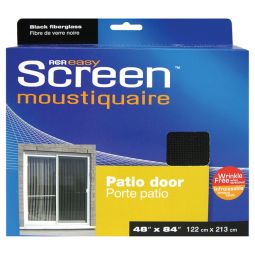 Fiberglass Screen 48" X 84" Black