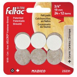 FELTAC®/VELCRO® 3/4" Round (32 + 16)