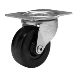 Caster Swivel 1-3/16" Rubber Black
