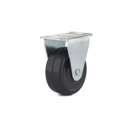 Roulette rigide 1-9/16" caoutchouc noir
