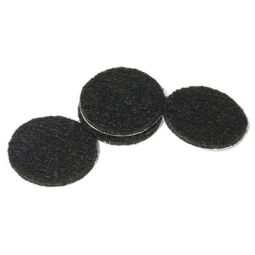 ECO FELTAC® Round 1-1/2" Black (8)