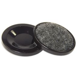 Cup Round 13/16" Carpet Grey (4)