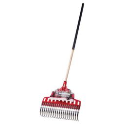 Balai à gazon rouge 20"