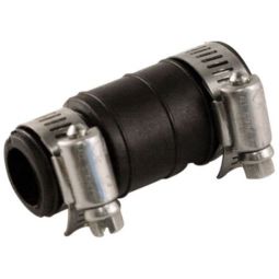Dishwasher flexible drain connector