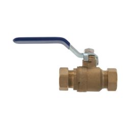 Ball Valve - Forged Brass Compression Ends - 3/4"