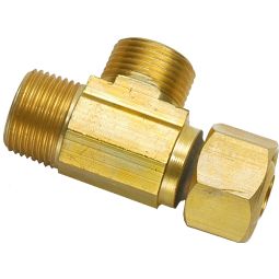 3/8" X 3/8" X 3/8" Pivoting Brass Elbow