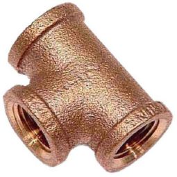 Raccord en T, laiton sans plomb, 3/4", FIP x FIP x FIP