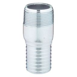Adaptateur mâle à insertion, acier galvanisé 1-1/4X1-1/4"