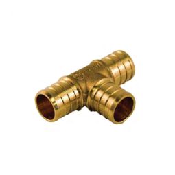 Lead Free PEX Tee Coupling - 3/4" x 1/2" x 1/2"