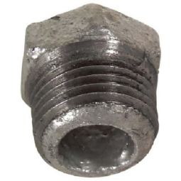 Galvanized Hexagonal Reducer Bushing 1/2'' x 3/8''