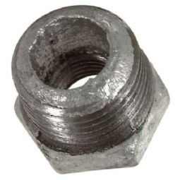 Galvanized Hexagonal Reducer Bushing 1/2'' x 1/4''