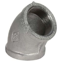 45° Galvanized Elbow - 1"