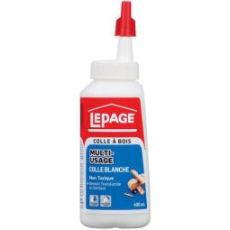 Colle à bois multi-usage, blanc, 400 ml