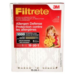 Filtrete" Air Filter - Micro Allergen - 15'' x 20'' x 1''