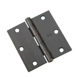 Door hinge - Oiled bronze - 3 1/2" - 2/Pkg