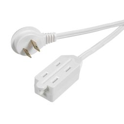 Extension Cord 3 Outlets - 2.5M - 16/2 White