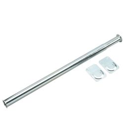 Adjustable Closet Rod with Separated Ends - Zinc 18" to 30"