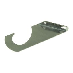 Support pour tringle de garde-robe/placard, 1", zinc