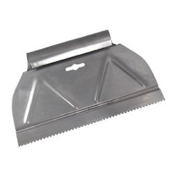 Étendeur à colle 9" en acier de haute qualité. Dents rondes de 1/32x1/32x1/16