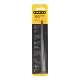 Coping Saw Blades - 6 1/2" - Steel - 15 Teeth - 4/Pack
