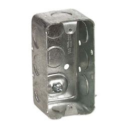 All-purpose outlet box. 4" x 2-1/8" x 1-7/8"