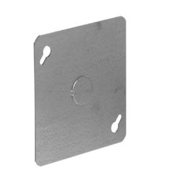 4" Square 1/2" KO Flat Cover