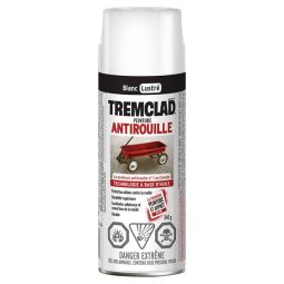 Peinture antirouille en aérosol 340Gr blanc lustré