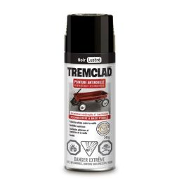 Peinture antirouille en aérosol 340Gr noir lustre