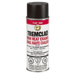 Peinture haute température en aérosol 340g - Noir mat