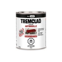 Peinture anti-rouille à base d'huile Tremclad, fini lustré, noir, 946ml