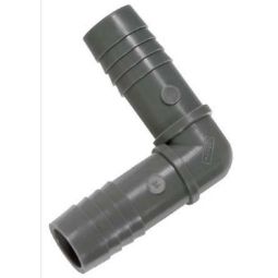 90° Polyethylene elbow, 1/2 in x 1/2 in.