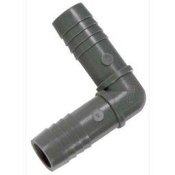 90° Polyethylene elbow, 3/4 in x 3/4 in.
