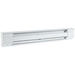 Electric Baseboard Heater 500W, Without Integrated Thermostat - White