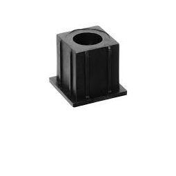 Raccords droits pour balustre carré Estate, noir, 20/pqt