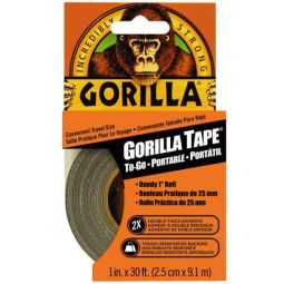 All-Purpose Adhesive Tape - Travel Size - 30' - Black