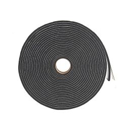 3/16'' X 1-1/4'' X 30' Camper Seal/Multi-Purpose Foam Tape Black
