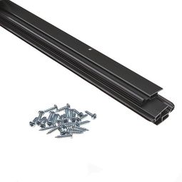 2X 82'' + 36'' Top & Sides Door Seal Spring-Loaded Kit Brown