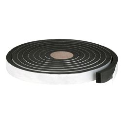 Ruban mousse à haute efficacité auto-adhésif 3/8'' x 3/4'' x 10' noir