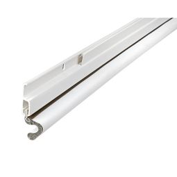2X 82'' + 36'' Top & Sides Door Seal Aluminum & Foam Kit White