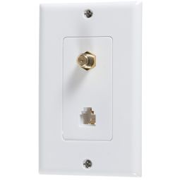 Plate Video&Phone Decora OV624 White