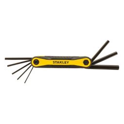 Folding metric hex key 8PC